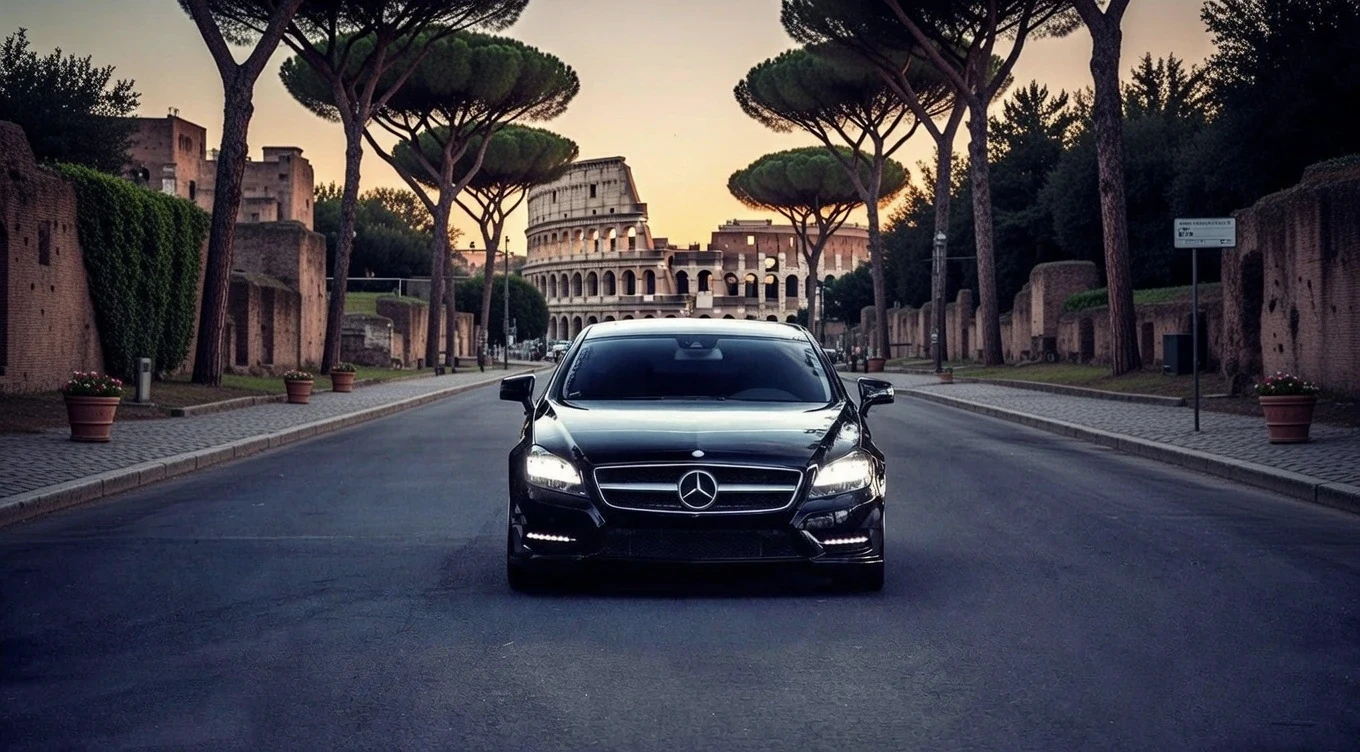 Transfer privato aeroportuale Roma — auto di lusso con autista, Lilium Boutique Hotel