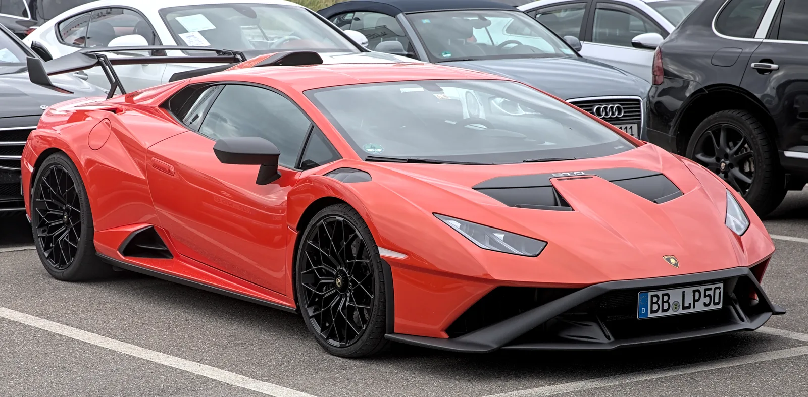 Lamborghini Huracán STO, un ejemplo de los supercoches disponibles para alquilar con el Lilium